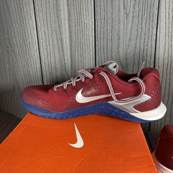Nike Womens Metcon 4 Premium 924594-604 Red Running Shoes Sneakers Size 9 $130 - Picture 8 of 12